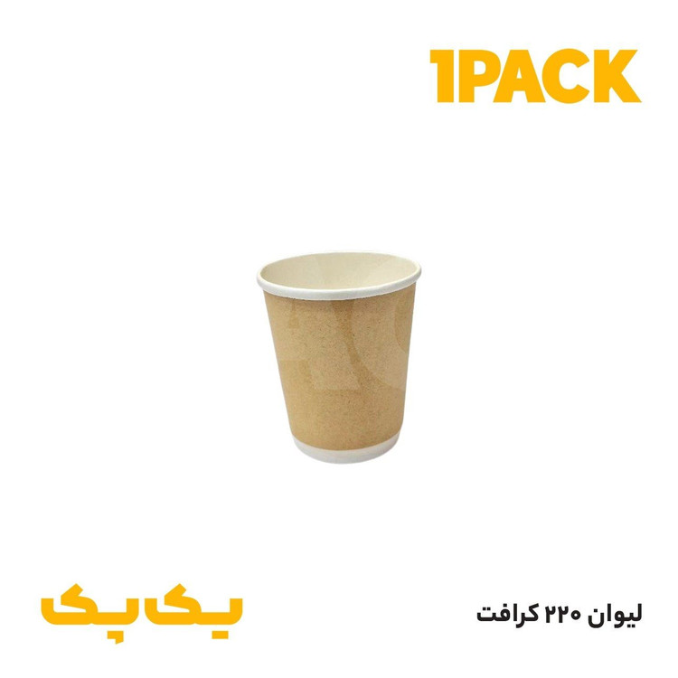 لیوان 220 دوجداره هالو کرافت درب جدا